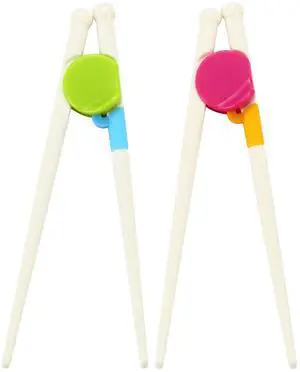 2 Pairs Kids Training Chopsticks, Reusable Dishwasher Safe | Children Learning Practice Chopsticks for Beginners Toddler, Develops Fine Motor Brain Skills 2 Pairs Kids Training Chopsticks, Reusable Dishwasher Safe | Children Learning Practice Chopsticks for Beginners Toddler, Develops Fine Motor Brain Skills