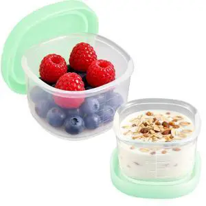 Silicone Food Storage Container with Lid, 3oz+6oz | Airtight Reusable Small Snack Containers for Babe Puree, Formula, Sauce, Fruit, Ice Cream, Freezer Box & Meal Prep Silicone Food Storage Container with Lid, 3oz+6oz | Airtight Reusable Small Snack Containers for Babe Puree, Formula, Sauce, Fruit, Ice Cream, Freezer Box & Meal Prep