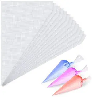 Mini Piping Bags, Disposable 7.6in Small Piping Bags 100pcs | Pastry Piping Bags for Cream Frosting, Icing Bags for Cake and Dessert Decorations Cake Decoration and Desserts Mini Piping Bags, Disposable 7.6in Small Piping Bags 100pcs | Pastry Piping Bags for Cream Frosting, Icing Bags for Cake and Dessert Decorations Cake Decoration and Desserts