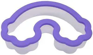 Soft-Grip Rainbow 3.75" Cookie Cutter Comfortable Grip Baking Tool for Cookies, Fondant & Crafts Soft-Grip Rainbow 3.75" Cookie Cutter Comfortable Grip Baking Tool for Cookies, Fondant & Crafts