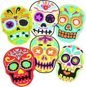 Day of the Dead Cookie Cutter Skull Stamps Galletas Dia De Los Muertos Cookie Kit for Baking Decorating Skull Sugar Cookies, Reversible Skull Cookie Stamp Impression Designs with Cutter Day of the Dead Cookie Cutter Skull Stamps Galletas Dia De Los Muertos Cookie Kit for Baking Decorating Skull Sugar Cookies, Reversible Skull Cookie Stamp Impression Designs with Cutter