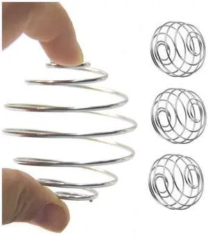 3 PCS Stainless Steel Shaker Ball Wire Whisk Shaker Mixer Mixing Ball Cup Blend Shaker 3 PCS Stainless Steel Shaker Ball Wire Whisk Shaker Mixer Mixing Ball Cup Blend Shaker