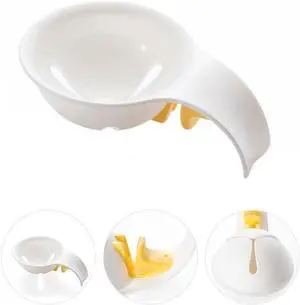 1 Pc Egg Yolk Separator,Egg Separator for Raw Eggs,Egg Yolk Separator Strainer for Baking Cakes,Plastic Egg Separator Egg Yolk White Filter,Cooking Egg Separators Specialty ToolsWhite 1 Pc Egg Yolk Separator,Egg Separator for Raw Eggs,Egg Yolk Separator Strainer for Baking Cakes,Plastic Egg Separator Egg Yolk White Filter,Cooking Egg Separators Specialty ToolsWhite