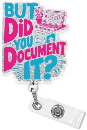 But Did You Document It Badge Reel, Retractable Badge Holder 1.8 Inches Funny Office, Sarcasm, Human Resources, Hr Team Alligator Clip/Belt Clip, Acrylic Material Lanyard ID Cards Holder for Coworker But Did You Document It Badge Reel, Retractable Badge Holder 1.8 Inches Funny Office, Sarcasm, Human Resources, Hr Team Alligator Clip/Belt Clip, Acrylic Material Lanyard ID Cards Holder for Coworker