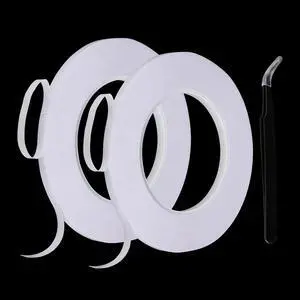 PLAXIARY 6mmx25M 2 Rolls Thin Double Sided Tape White Heavy Duty Mounting Tape for LED Strips, Phone Repair, Touch Screen, Electronic Parts, Fabric, Arts Crafts Removable and Residue Free PLAXIARY 6mmx25M 2 Rolls Thin Double Sided Tape White Heavy Duty Mounting Tape for LED Strips, Phone Repair, Touch Screen, Electronic Parts, Fabric, Arts Crafts Removable and Residue Free