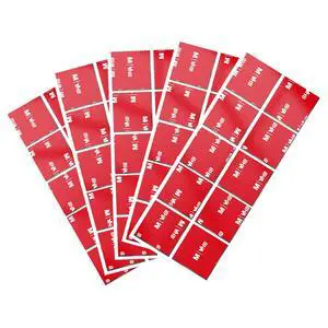 40 PCS VHB Adhesive Pads 1" x 1" Heavy Duty Double Sided Mounting Tape Squares, Automotive Grade Foam Adhesive for Dash Cam, Phone Mount, GPS Holder, Rear View Mirror & Car Accessories 40 PCS VHB Adhesive Pads 1" x 1" Heavy Duty Double Sided Mounting Tape Squares, Automotive Grade Foam Adhesive for Dash Cam, Phone Mount, GPS Holder, Rear View Mirror & Car Accessories