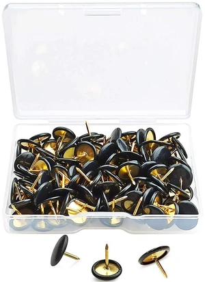 100 PCS Push Pins,Thumb Tacks, Board Pins | Fit for Cork Board, Push Pins for School, Office, Map, Photo Wall, Cork Board Bulletin Board(Black) 100 PCS Push Pins,Thumb Tacks, Board Pins | Fit for Cork Board, Push Pins for School, Office, Map, Photo Wall, Cork Board Bulletin Board(Black)