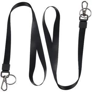 2 Pack Lanyards for ID Badges - Durable Lanyards for Keys, Black Key Lanyard with ID Holder for Men and Women,Clip & Buckle Badge Holder with Lanyard 2 Pack Lanyards for ID Badges - Durable Lanyards for Keys, Black Key Lanyard with ID Holder for Men and Women,Clip & Buckle Badge Holder with Lanyard