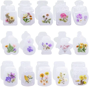 Dried Flower Bookmarks Penta Angel 30Pcs Bottle Shape Handmade DIY Clear Pressed Floral Page Markers Clips for Student Reading (Mixed Styles) Dried Flower Bookmarks Penta Angel 30Pcs Bottle Shape Handmade DIY Clear Pressed Floral Page Markers Clips for Student Reading (Mixed Styles)