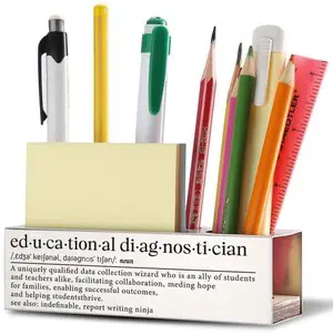 THRXOBN Educational Diagnostician Gifts for Women, Appreciation Gifts for Educational Diagnostician, Appreciation Pen Holder for Men, Stainless Steel Pen Holder With Inspirational Quotes, WTW3 THRXOBN Educational Diagnostician Gifts for Women, Appreciation Gifts for Educational Diagnostician, Appreciation Pen Holder for Men, Stainless Steel Pen Holder With Inspirational Quotes, WTW3