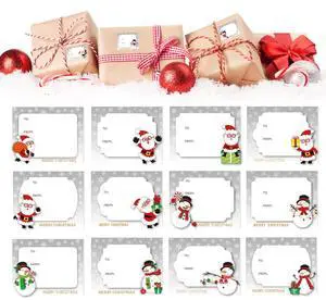 LOKIPA 120 Pieces Christmas Self Adhesive Gift Tag Stickers, Xmas Stickers Labels for Gifts Christmas Birthday Decor Present Party Bags Cards Envelope LOKIPA 120 Pieces Christmas Self Adhesive Gift Tag Stickers, Xmas Stickers Labels for Gifts Christmas Birthday Decor Present Party Bags Cards Envelope
