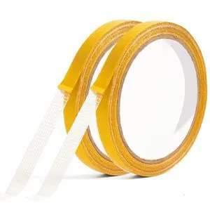 SBYURE 2 Roll Double Sided Tape Heavy Duty, 0.39in x 33FT(10m) Super Sticky Clear Tape High Tack Strong Wall Adhesive with Fiberglass Mesh Clear Tape, Fixed Carpet, Wall Decor Easy Use Mounting Tape SBYURE 2 Roll Double Sided Tape Heavy Duty, 0.39in x 33FT(10m) Super Sticky Clear Tape High Tack Strong Wall Adhesive with Fiberglass Mesh Clear Tape, Fixed Carpet, Wall Decor Easy Use Mounting Tape