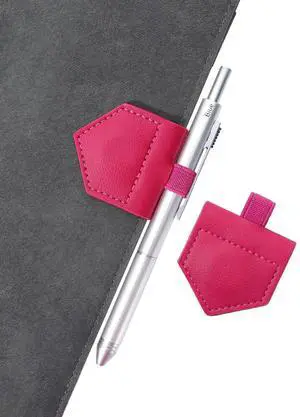 Magnetic Leather Bookmarks with Pen Holder Vegan Leather Book Marks Gifts for Reading Book Lovers Notebook Travelers (Pink-2PC) Magnetic Leather Bookmarks with Pen Holder Vegan Leather Book Marks Gifts for Reading Book Lovers Notebook Travelers (Pink-2PC)