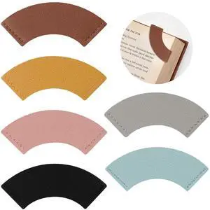Vnezakl Arc Shaped Faux Leather Bookmarks Set of 6 Unique Book Markers in Assorted Colors Cute Page Markers for Men Women Reading Books Journal Planners Supplies Vnezakl Arc Shaped Faux Leather Bookmarks Set of 6 Unique Book Markers in Assorted Colors Cute Page Markers for Men Women Reading Books Journal Planners Supplies