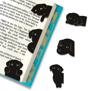 Magnetic Dog Bookmarks 6Pcs Cute Black Labrador Puppy Book Markers for Dog Lovers - Dog Mom Gifts for Women - Bookish Gifts for Book Lovers - Page Markers for Reading Journal Planner Magnetic Dog Bookmarks 6Pcs Cute Black Labrador Puppy Book Markers for Dog Lovers - Dog Mom Gifts for Women - Bookish Gifts for Book Lovers - Page Markers for Reading Journal Planner
