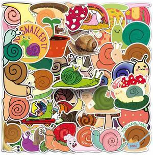 50pcs Cute Snail Stickers Pack, Colorful Animal Waterproof Stickers,Vinyl Cute Aesthetic Sticker for Water Bottle,Laptop,Phone,Skateboard,Sticker for Teens Girls Kids 50pcs Cute Snail Stickers Pack, Colorful Animal Waterproof Stickers,Vinyl Cute Aesthetic Sticker for Water Bottle,Laptop,Phone,Skateboard,Sticker for Teens Girls Kids