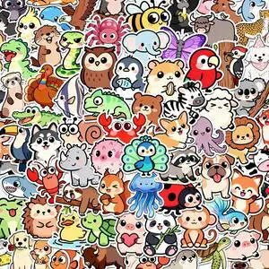 110Pcs Animal Stickers for Kids, Cute Waterproof Vinyl Animal Stickers | Animal Stickers for Water Bottle Laptop Luggage Helmet, Kawaii Animal Party Favors 110Pcs Animal Stickers for Kids, Cute Waterproof Vinyl Animal Stickers | Animal Stickers for Water Bottle Laptop Luggage Helmet, Kawaii Animal Party Favors
