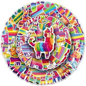 50Pcs Pinata Stickers, Waterproof Vinyl Colorful Party Decals for Laptop, Phone, Skateboard, Luggage - Decorative Stickers for Kids, Boys, Girls, Adults (Perfect for Holidays & Birthdays) 50Pcs Pinata Stickers, Waterproof Vinyl Colorful Party Decals for Laptop, Phone, Skateboard, Luggage - Decorative Stickers for Kids, Boys, Girls, Adults (Perfect for Holidays & Birthdays)