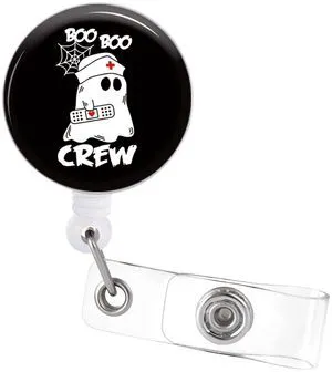 Halloween Badge Reel Retractable ID Clip Cute Halloween Boo Boo Crew Badge Holder Alligator Clip Holiday Phlebotomy Phlebotomist NICU Nurse Medical Office Work Name Tag Decor Badge Clip Halloween Badge Reel Retractable ID Clip Cute Halloween Boo Boo Crew Badge Holder Alligator Clip Holiday Phlebotomy Phlebotomist NICU Nurse Medical Office Work Name Tag Decor Badge Clip