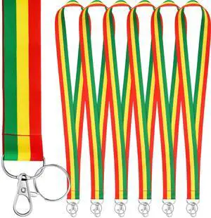 Feifeiya 6 Pcs Juneteenth Lanyard Keychains Gifts Freedom Day Patriotic Party Favors 1865 June for African American Office(Red,Yellow,Green) Feifeiya 6 Pcs Juneteenth Lanyard Keychains Gifts Freedom Day Patriotic Party Favors 1865 June for African American Office(Red,Yellow,Green)