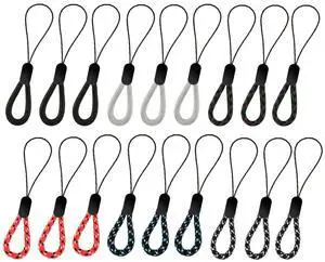 18Pcs Finger Lanyard Small USB Lanyard, 4.92Inches | Portable Colored Short Finger Straps for Mobile Phone Case Keys Camera Flash Drives 18Pcs Finger Lanyard Small USB Lanyard, 4.92Inches | Portable Colored Short Finger Straps for Mobile Phone Case Keys Camera Flash Drives