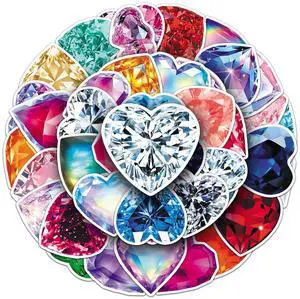 Diamonds Stickers Pack |50 Pcs| Cartoon Vinyl Waterproof Stickers for Laptop Computer Phone Luggage Flasks Water Bottle Bike Car Notebook Tablet,Decorative Decals Pack Diamonds Stickers Pack |50 Pcs| Cartoon Vinyl Waterproof Stickers for Laptop Computer Phone Luggage Flasks Water Bottle Bike Car Notebook Tablet,Decorative Decals Pack