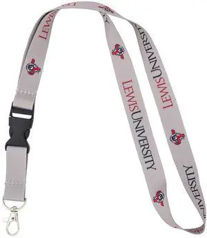 Desert Cactus Lewis University Lanyard with Snap Buckle (Gray) | Officially Licensed LU Flyers Lewis Flyers Detachable Breakaway ID Badge Car Keys Holder, Team Merch Desert Cactus Lewis University Lanyard with Snap Buckle (Gray) | Officially Licensed LU Flyers Lewis Flyers Detachable Breakaway ID Badge Car Keys Holder, Team Merch
