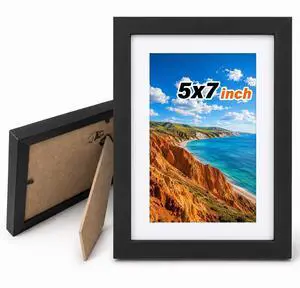FITIMOR 1 Pack Picture Frame, 5x7 Inch, Black Photo Frames, Wall Frame | Small Picture Frames, Wall Frame for Photos, Prints, Posters, Certificates, Home Office, Bedroom, Living Room Decoration FITIMOR 1 Pack Picture Frame, 5x7 Inch, Black Photo Frames, Wall Frame | Small Picture Frames, Wall Frame for Photos, Prints, Posters, Certificates, Home Office, Bedroom, Living Room Decoration