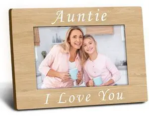 Foyoulame Auntie Gifts Picture Frame 4x6, Aunt Wooden Picture Frame, Christmas Mothers Day Birthday Gifts for Aunt from Niece Nephew, Auntie I Love You Decorative Photo Frames for Desk Decor Foyoulame Auntie Gifts Picture Frame 4x6, Aunt Wooden Picture Frame, Christmas Mothers Day Birthday Gifts for Aunt from Niece Nephew, Auntie I Love You Decorative Photo Frames for Desk Decor
