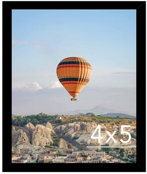 JCJMY 4x5 Picture Frame for Wall or Tabletop, Wall Hanging Horizontally or Vertically, 4 x 5 Wall Gallery Poster Photo Frame with Shatter Resistant Plexiglass, Black JCJMY 4x5 Picture Frame for Wall or Tabletop, Wall Hanging Horizontally or Vertically, 4 x 5 Wall Gallery Poster Photo Frame with Shatter Resistant Plexiglass, Black