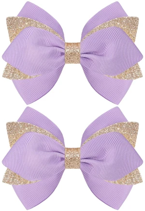 NCMAMA 2PCS 4 Inch Sparkly Glitter Purple A Hair Bow Clips for Girls Kids | Grosgrain Sequin Barrettes Hair Pins for Toddler Children, Boutique Hair Accessories for Halloween Christmas Birthday Party NCMAMA 2PCS 4 Inch Sparkly Glitter Purple A Hair Bow Clips for Girls Kids | Grosgrain Sequin Barrettes Hair Pins for Toddler Children, Boutique Hair Accessories for Halloween Christmas Birthday Party