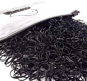 Tesvyns 1500pcs Mini Hair Rubber Bands, Non-slip Rubber Hair Bands for Girls, Elastic Hair Ties(0.5 inch) Black Tesvyns 1500pcs Mini Hair Rubber Bands, Non-slip Rubber Hair Bands for Girls, Elastic Hair Ties(0.5 inch) Black