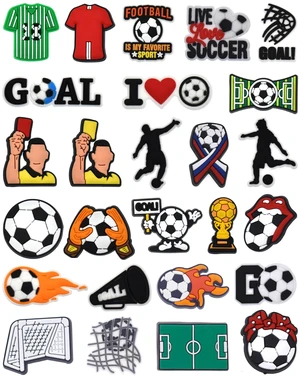 vshougou 26pcs Sport Soccer Different Charms,Cute DIY Decoration Charms Gift for Adult Boy Girl and Men Women vshougou 26pcs Sport Soccer Different Charms,Cute DIY Decoration Charms Gift for Adult Boy Girl and Men Women