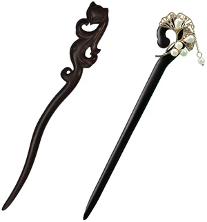 Chinese Hair Sticks, 2-Pack Hanfu Hair Accessories for Long Hair Bun Styling, Perfect for Weddings, Parties and Daily Wear Chinese Hair Sticks, 2-Pack Hanfu Hair Accessories for Long Hair Bun Styling, Perfect for Weddings, Parties and Daily Wear