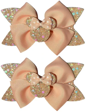 Koolgil 4.5 Inch Cute Mouse Ears Sequins Bows Hair Clips For Baby Girls, Toddler, Kids and Young Women Birthday Party Wedding Christmas Occasions Set of 2 (B- Blush Pink) Koolgil 4.5 Inch Cute Mouse Ears Sequins Bows Hair Clips For Baby Girls, Toddler, Kids and Young Women Birthday Party Wedding Christmas Occasions Set of 2 (B- Blush Pink)