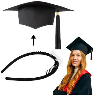 HAIMITI Graduation Cap Headband Insert, Grad Caps Headband Insert, Adjustable, Don't Change Your Hair,Simple and Practical Anti-Fall Hairband for Graduation Cap (1 Pack) HAIMITI Graduation Cap Headband Insert, Grad Caps Headband Insert, Adjustable, Don't Change Your Hair,Simple and Practical Anti-Fall Hairband for Graduation Cap (1 Pack)