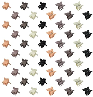 50 Pack Mini Butterfly Hair ClipsSmall Claw Hair Clips for Women and Girls (Matte 5 colors) 50 Pack Mini Butterfly Hair ClipsSmall Claw Hair Clips for Women and Girls (Matte 5 colors)