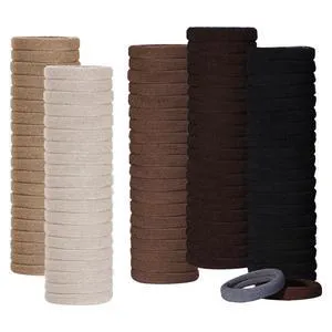 100PCS Hair Ties for Women Girls Thick Hair Bands Strong Stretchy Elastic Ponytail Holders No Damage (Brown, 100pcs) 100PCS Hair Ties for Women Girls Thick Hair Bands Strong Stretchy Elastic Ponytail Holders No Damage (Brown, 100pcs)