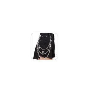 Pants Chain for Women Layered Jean Waist Accessory Hip Belt Wallet Chain Jewelry for Jeans Skirts Y2K Punk Outfit Pants Chain for Women Layered Jean Waist Accessory Hip Belt Wallet Chain Jewelry for Jeans Skirts Y2K Punk Outfit