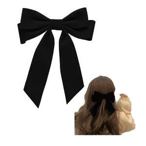 Black Velvet Hair Bow Clips Alligator Clips for Hair Bows Hair clips for Women Girls French Barrette Large Bowknot Hair Clip for Bride Wedding Hairpin Black Velvet Hair Bow Clips Alligator Clips for Hair Bows Hair clips for Women Girls French Barrette Large Bowknot Hair Clip for Bride Wedding Hairpin