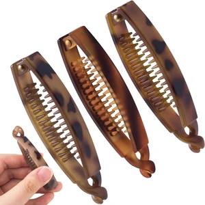 Winsyison 3pcs Banana Hair Clips, Non-Slip Large Hair Claws for Women, Classic Double Combs Hairpin Accessories for Thin Curly Straight Long Short Hairstyles- 3 Colors Winsyison 3pcs Banana Hair Clips, Non-Slip Large Hair Claws for Women, Classic Double Combs Hairpin Accessories for Thin Curly Straight Long Short Hairstyles- 3 Colors