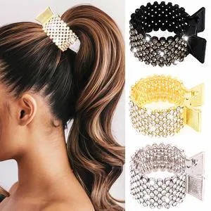 Gortin High Ponytail Claw Clips Rhinestones Metal Hair Clips Small Hair Jaw Clamps Hair Accessories for Women Gortin High Ponytail Claw Clips Rhinestones Metal Hair Clips Small Hair Jaw Clamps Hair Accessories for Women