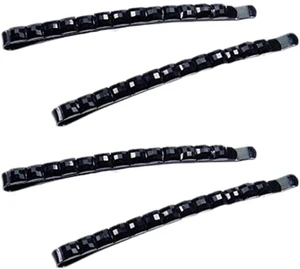 4Pcs Black Rhinestone Barrettes,Crystal Diamond Bobby Pin,Shiny Hair Pin,Sparkly Hair Decoration for Women Clip Bangs Metal Hair Clip Hair Pins Hair Styling PinsHair Accessories 4Pcs Black Rhinestone Barrettes,Crystal Diamond Bobby Pin,Shiny Hair Pin,Sparkly Hair Decoration for Women Clip Bangs Metal Hair Clip Hair Pins Hair Styling PinsHair Accessories