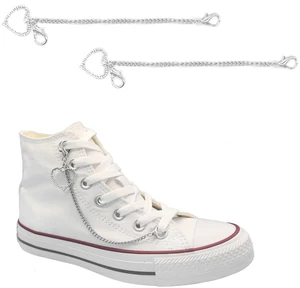 Gownsella 2PCS Shoe Charms Chain Shoelace Chains DIY Punk Shoe Accessories Decoration for Boot Sneaker Bag Handbags Pants Chain Keychain Cool Party for Girl Women (05Thorns Love - Side) Gownsella 2PCS Shoe Charms Chain Shoelace Chains DIY Punk Shoe Accessories Decoration for Boot Sneaker Bag Handbags Pants Chain Keychain Cool Party for Girl Women (05Thorns Love - Side)