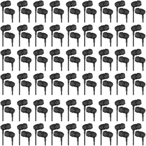 200 Pack Earbuds Bulk Earphones 3.5 mm Classroom Headphones for Adult Assorted Colors Earbud Wired Earphone Without Mic for Adult Office Home Individually Bagged(Black) 200 Pack Earbuds Bulk Earphones 3.5 mm Classroom Headphones for Adult Assorted Colors Earbud Wired Earphone Without Mic for Adult Office Home Individually Bagged(Black)