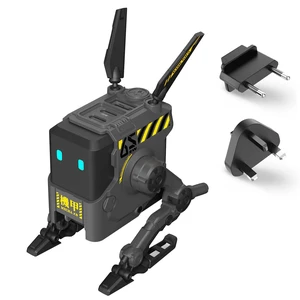 65W GaN Robot USB-C Charger with 3 Ports Includes interchangeable US, EU and UK plug adapters with a foldable design for effortless charging anywhere 65W GaN Robot USB-C Charger with 3 Ports Includes interchangeable US, EU and UK plug adapters with a foldable design for effortless charging anywhere