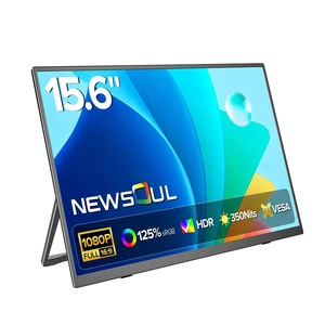 Portable Monitor 15.6 Inch, 125% sRGB Laptop Monitor Built-in 0~180°Adjustment Stand Speaker VESA, HDMI USB-C Plug&Play, Ultra-Thin Second Extender Screen for Phone Game Console Portable Monitor 15.6 Inch, 125% sRGB Laptop Monitor Built-in 0~180°Adjustment Stand Speaker VESA, HDMI USB-C Plug&Play, Ultra-Thin Second Extender Screen for Phone Game Console