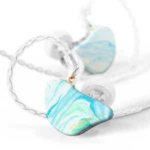 MMCX in Ear Monitor,2DD+1BA Triple Driver Drummers IEM (Bluish White) Noise-Isolating in Ear Headphones with Deep Bass,Two Detachable Cables,Comfort-fit IEM Earphone for Musicians,Audio Engineers MMCX in Ear Monitor,2DD+1BA Triple Driver Drummers IEM (Bluish White) Noise-Isolating in Ear Headphones with Deep Bass,Two Detachable Cables,Comfort-fit IEM Earphone for Musicians,Audio Engineers
