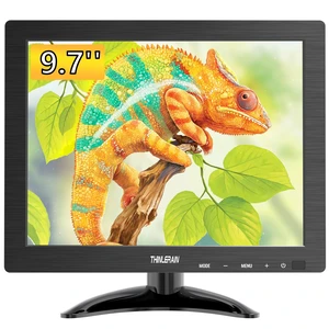 9.7 Inch Small Monitor 1024x768 Portable Monitor 4:3 Screen Display with HDMI VGA AV BNC USB Port, 60Hz, VESA, Built-in Speaker, Remote Control for PC Computer Laptop RasPi 9.7 Inch Small Monitor 1024x768 Portable Monitor 4:3 Screen Display with HDMI VGA AV BNC USB Port, 60Hz, VESA, Built-in Speaker, Remote Control for PC Computer Laptop RasPi