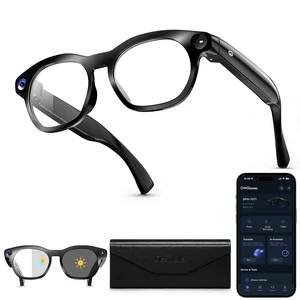 AI Smart Glasses with Camera, 1080P HD Video, AI Assistant, Music 8MP Camera, 90 Mins Use, Photochromic Lenses, Lightweight 39g, Real-Time Translation, Hands-free calls, AI Object Recognition AI Smart Glasses with Camera, 1080P HD Video, AI Assistant, Music 8MP Camera, 90 Mins Use, Photochromic Lenses, Lightweight 39g, Real-Time Translation, Hands-free calls, AI Object Recognition